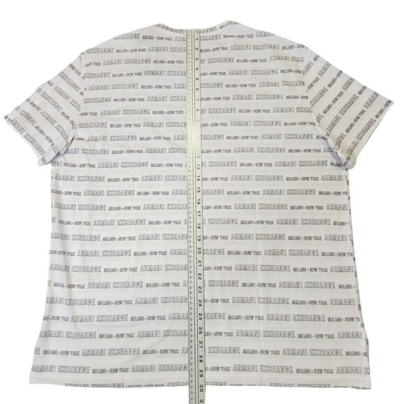 Armani Exchange Men's T-Shirt Short Sleeve Disinger Milano NY White XXL‎ - Picture 9 of 15